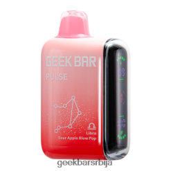 Geek Bar Pulse 7500 пуффс вапе за једнократну употребу кисела јабука поп DF66006 Geek Bar Vape Buy Online