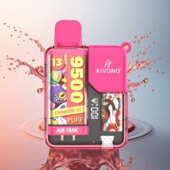 Aivono Aim Tank 9500 Јагода Лед 18ml 650mAh 5% никотин